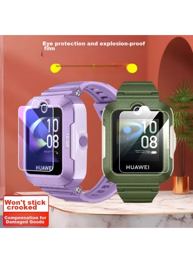 Ten Flashes Shan Huawei واقي شاشة زجاج مقوى لساعة الأطفال 5 Active Edition، متوافق مع 5pro/5x/5xpro/4pro/4x/3pro، فيلم زجاج مقوى عالي الوضوح - Image 4