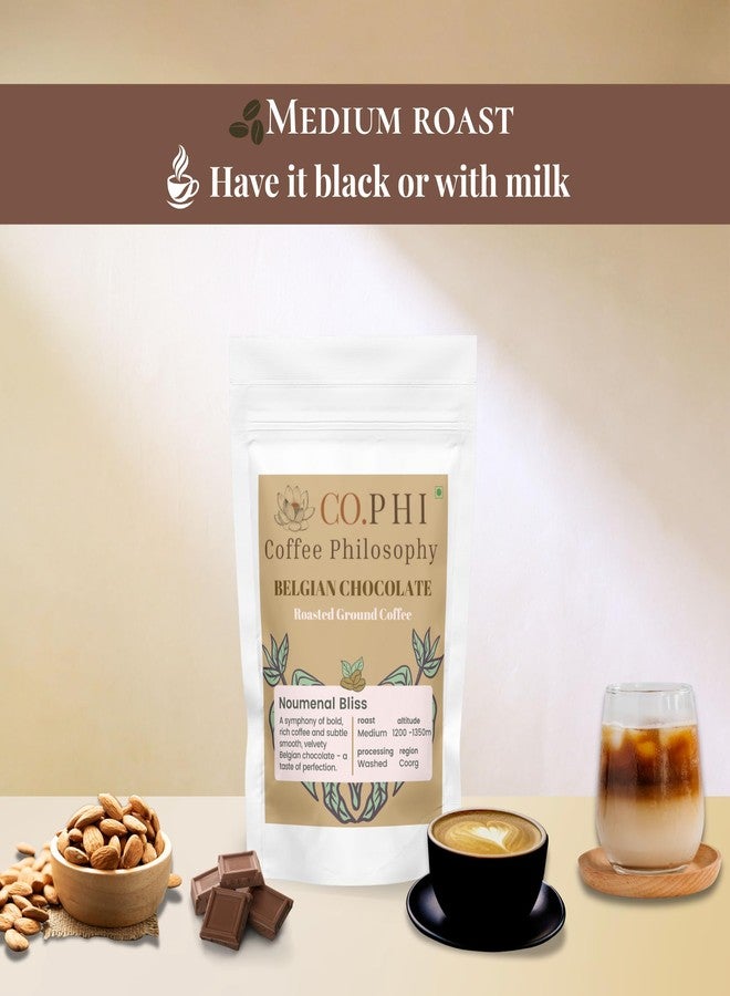 CO.PHI Coffee Philosophy Sample Pack Indulgence Set (3 x 100 gms) Espresso Grind, Ground Coffee Combo, Arabica Robusta Blend, Coorg, Belgian Chocolate, Vanilla, Cinnamon, Washed Process - Image 2
