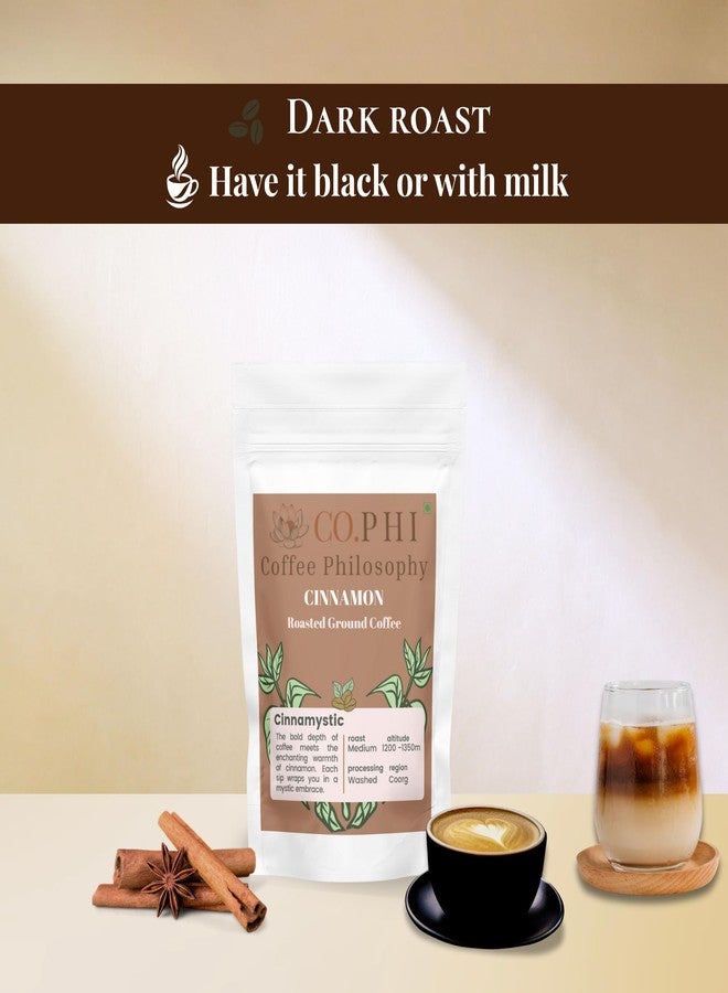 CO.PHI Coffee Philosophy Sample Pack Indulgence Set (3 x 100 gms) Espresso Grind, Ground Coffee Combo, Arabica Robusta Blend, Coorg, Belgian Chocolate, Vanilla, Cinnamon, Washed Process - Image 4