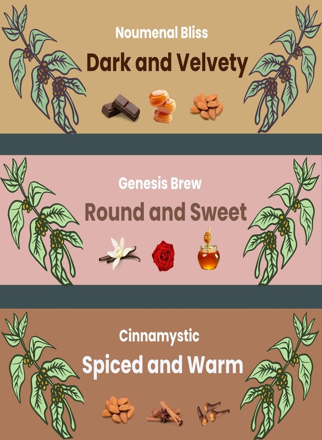 CO.PHI Coffee Philosophy Sample Pack Indulgence Set (3 x 100 gms) Espresso Grind, Ground Coffee Combo, Arabica Robusta Blend, Coorg, Belgian Chocolate, Vanilla, Cinnamon, Washed Process - Image 5