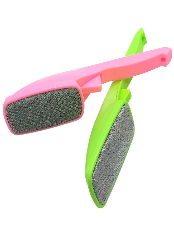 GARASANI Magic Lint Brush, Fabric and Clothes Cleaner, Also Pet Hair, Dust Remover, with Pop-up Multi-Directional Swivel Head 2Pcs (Random Color) - Image 2