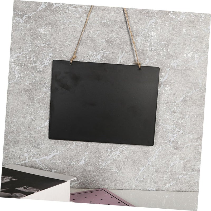 8Pcs Wooden Hanging Chalkboard Sign Lightweight Message Board for Home Store and Office - Image 3