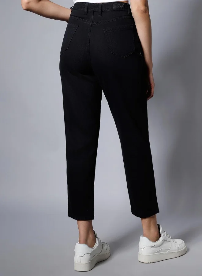 HIGH STAR Women Black Jeans
