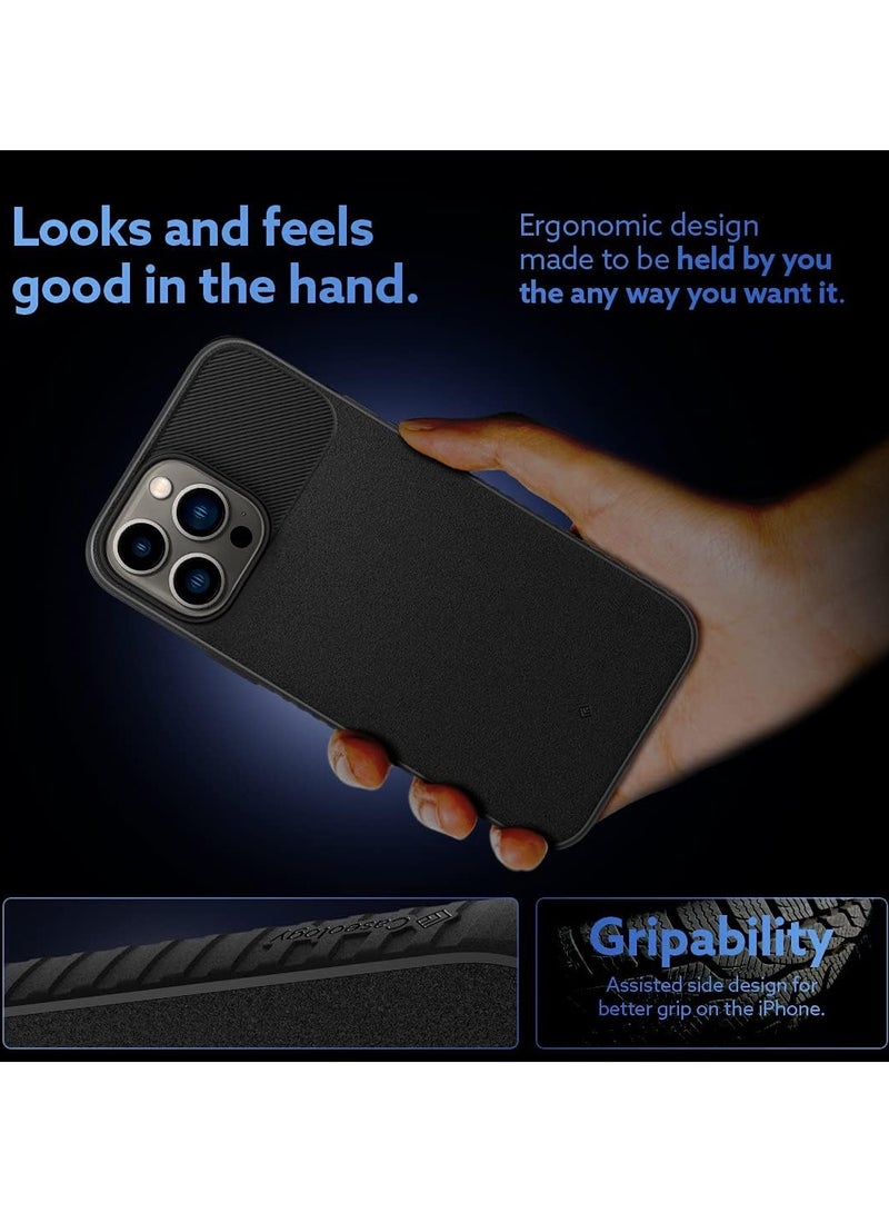 Caseology Vault for iPhone 13 Pro Max Case Cover with Integrated Grip - Matte Black - Image 4