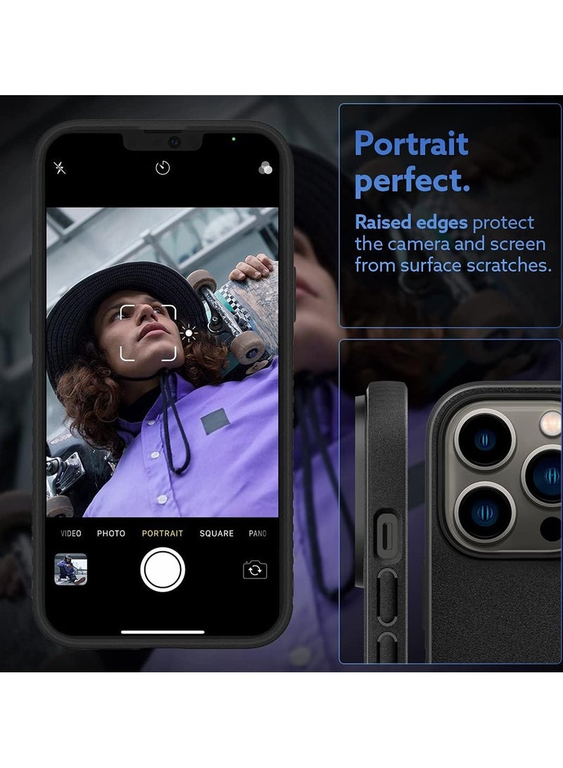 Caseology Vault for iPhone 13 Pro Max Case Cover with Integrated Grip - Matte Black - Image 5