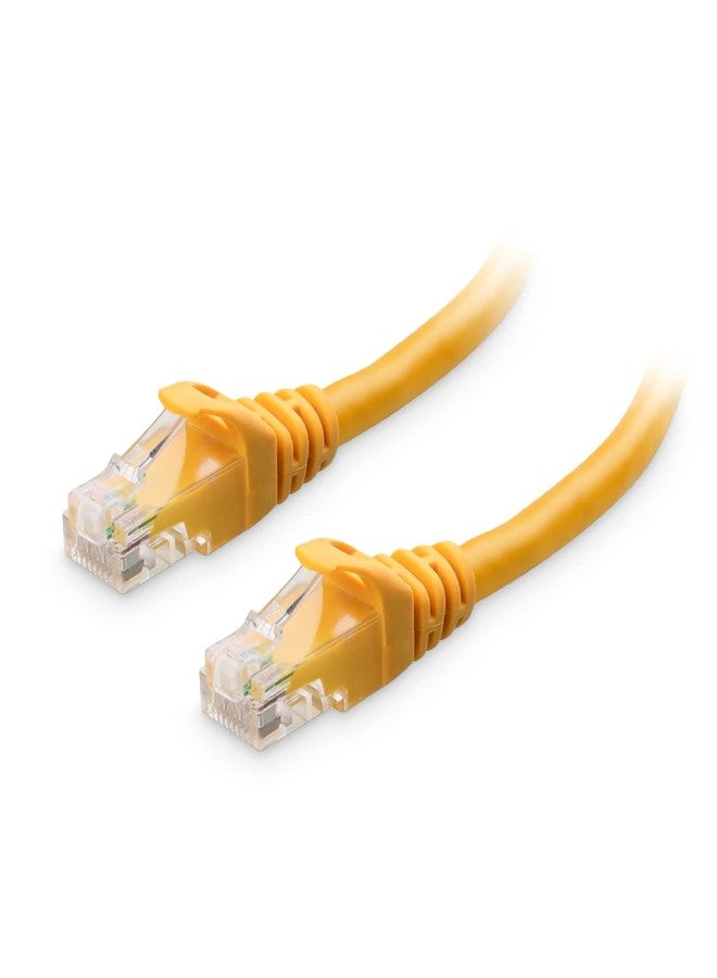 Cable Matters 10Gbps Snagless Cat 6 Ethernet Cable - 25ft, Cat 6 Cable, Cat6 Cord, Ethernet Cord, Yellow - Image 1