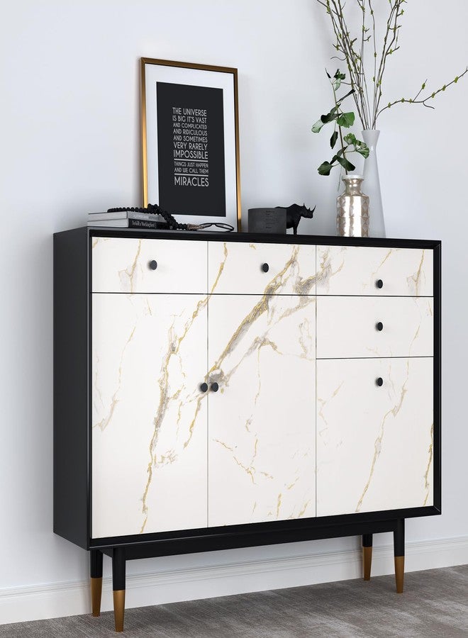 Decotalk White Marble Contact Paper for Countertops 17.7x120 Inch White and Gold Contact Paper Peel and Stick Countertop Contact Paper Waterproof White and Gold Marble Contact Paper Marble Wallpaper - Image 5