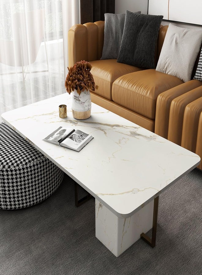 Decotalk White Marble Contact Paper for Countertops 17.7x120 Inch White and Gold Contact Paper Peel and Stick Countertop Contact Paper Waterproof White and Gold Marble Contact Paper Marble Wallpaper - Image 2