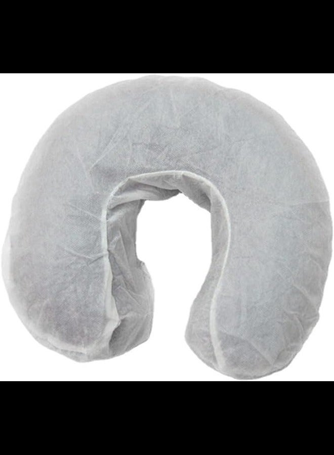 50pcs Disposable U Shaped  Pillow Covers, Breathable Headrest Pillow Cover, Perfect for Beauty Salons, Spas