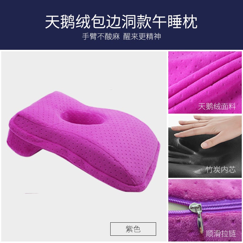 Sleeping Pillow Memory Foam Children Student Pillow Nap Pillow Office Nap Pillow Office Nap Artifact - Image 1