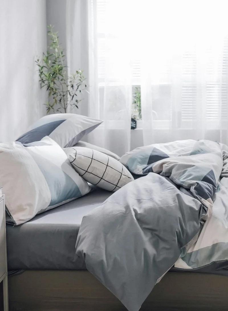 AURORA Color Block Bedding Set - King 200 x 230cm