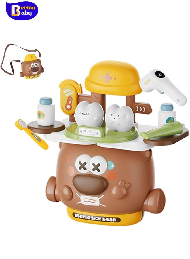 Berma Baby Children's Pretend Play Set - Pretend Play Toddler Toys, Pretend Play Toy for Kids | Kid's Cartoon Animal Simulation Toy Set,Vivid and Interesting Interactive Toy for Birthday, New Year - Image 1