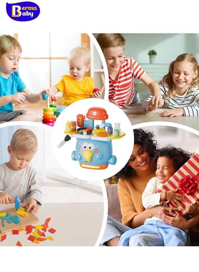 Berma Baby Children's Pretend Play Set - Pretend Play Toddler Toys, Pretend Play Toy for Kids | Kid's Cartoon Animal Simulation Toy Set,Vivid and Interesting Interactive Toy for Birthday, New Year - Image 4