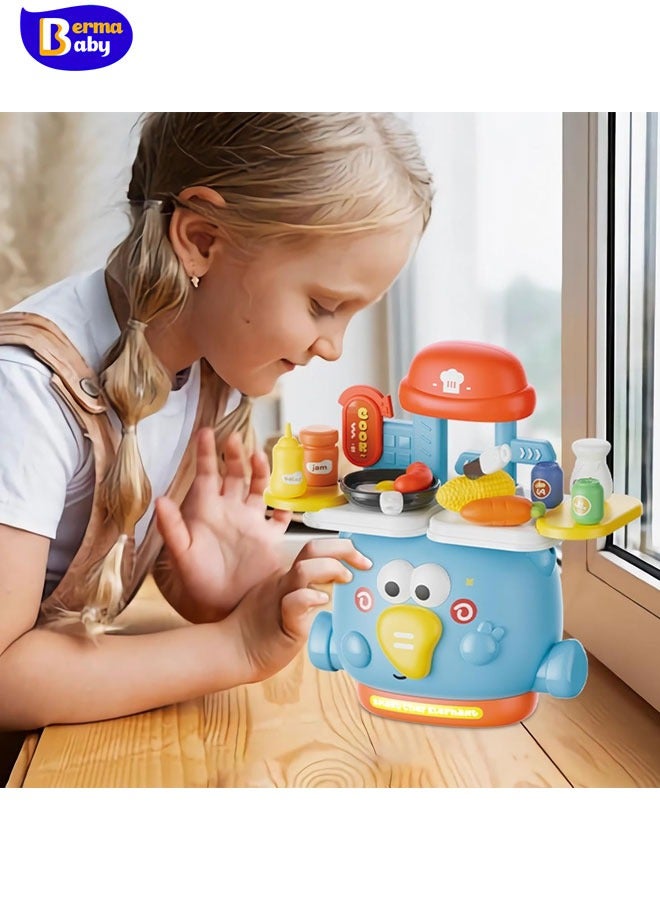 Berma Baby Children's Pretend Play Set - Pretend Play Toddler Toys, Pretend Play Toy for Kids | Kid's Cartoon Animal Simulation Toy Set,Vivid and Interesting Interactive Toy for Birthday, New Year - Image 3