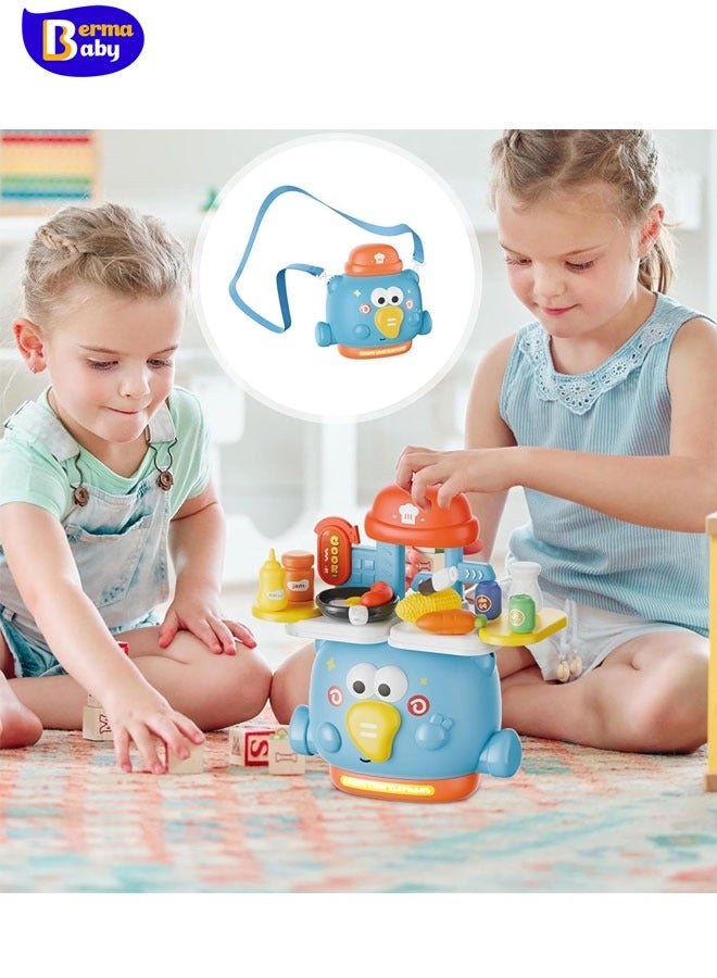 Berma Baby Children's Pretend Play Set - Pretend Play Toddler Toys, Pretend Play Toy for Kids | Kid's Cartoon Animal Simulation Toy Set,Vivid and Interesting Interactive Toy for Birthday, New Year - Image 2
