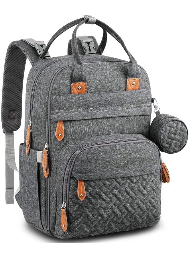 erorex Diaper Bag Backpack Baby Essentials Travel Bag Multi Function Waterproof Diaper Bag Travel - Image 1