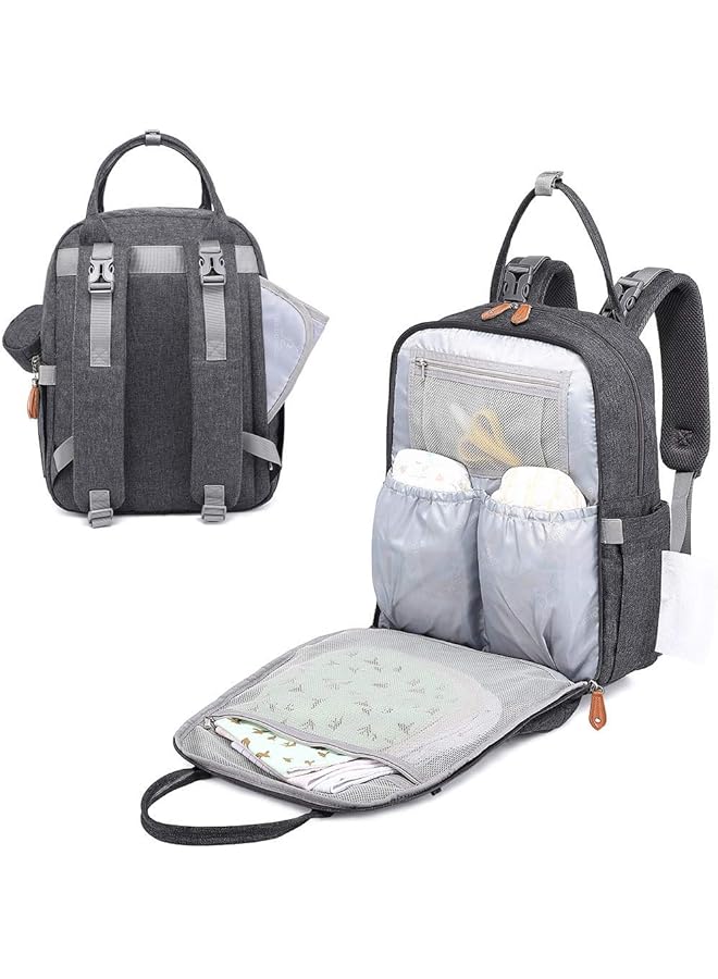 erorex Diaper Bag Backpack Baby Essentials Travel Bag Multi Function Waterproof Diaper Bag Travel - Image 2