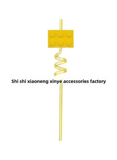 Creative Tetris Bar Party Biodegradable Plastic Multi-color Spiral Straw Direct Wholesale-Color:STS-5