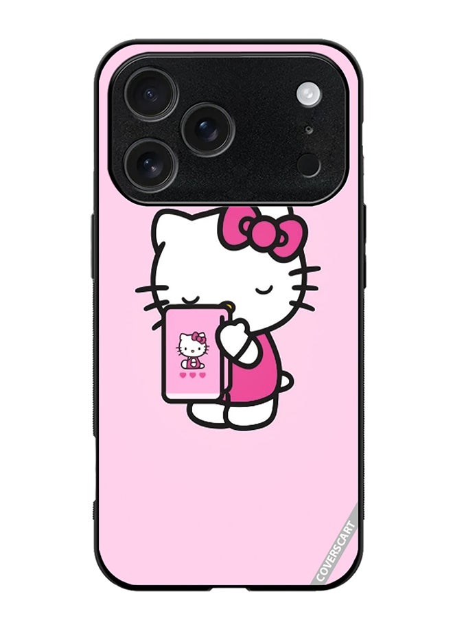 COVERSCART Protective Case Cover For Apple iPhone 17 Pro Max Kitty Design Pink