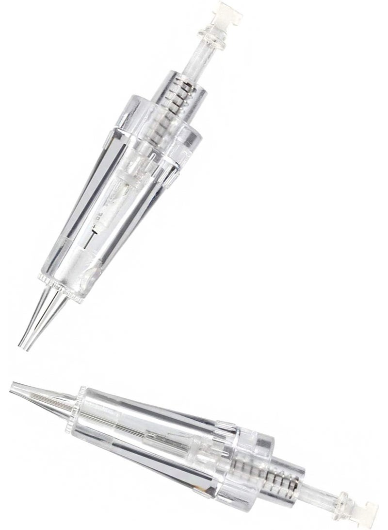 HaLunhi 10 pcs Eyebrow Tattoo Needles，For eyebrows, eyeliner and lips (1RL) - Image 2