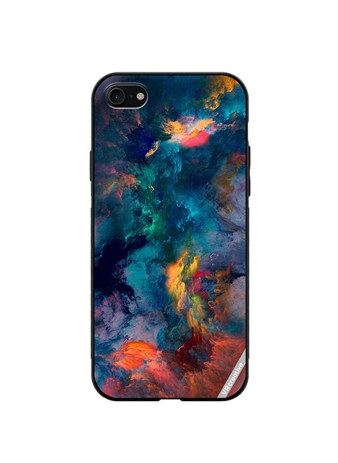 Protective Case Cover For Apple iPhone 7/8/SE 2020 Pastel Colour Design Multicolour