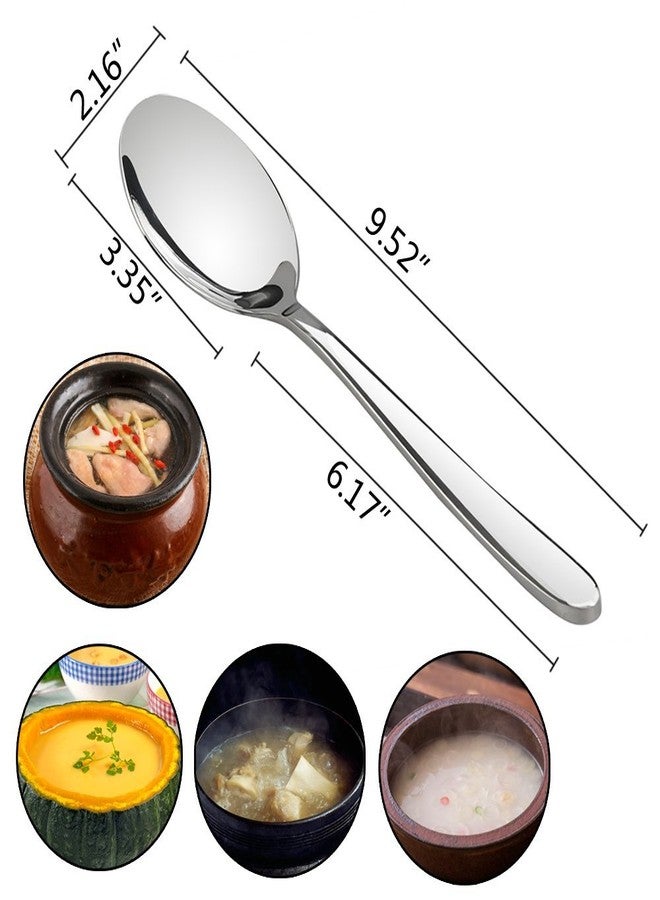 Kekow 8-Piece Stainless Steel Buffet Serving Spoons - Image 2