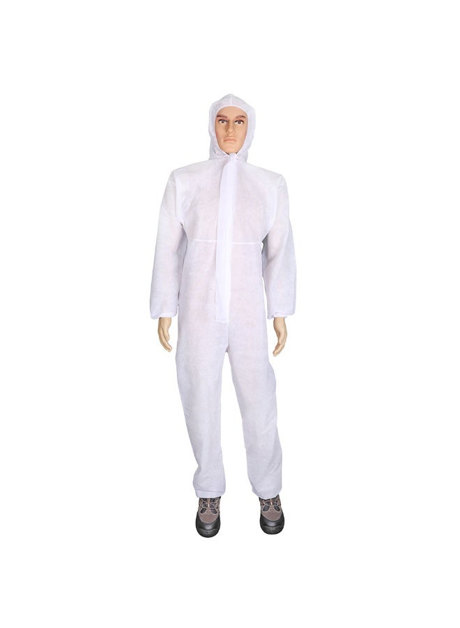 Vaultex Vaultex MOH Disposable Coverall 50GSM, White, Small  - Image 1