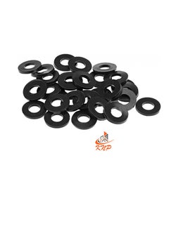 KNP Black 1/2" Rubber Flat Washer - Pack Of 100  - Image 1