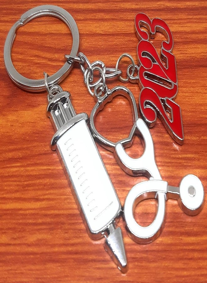 أورا سلسلة مفاتيح أورا هدية تخرج للأطباء والرجال والنساء والأولاد والبنات والأصدقاء، سلسلة مفاتيح معدنية متعددة الألوان للدراجات والسيارات والمنزل والمكتب - Image 5