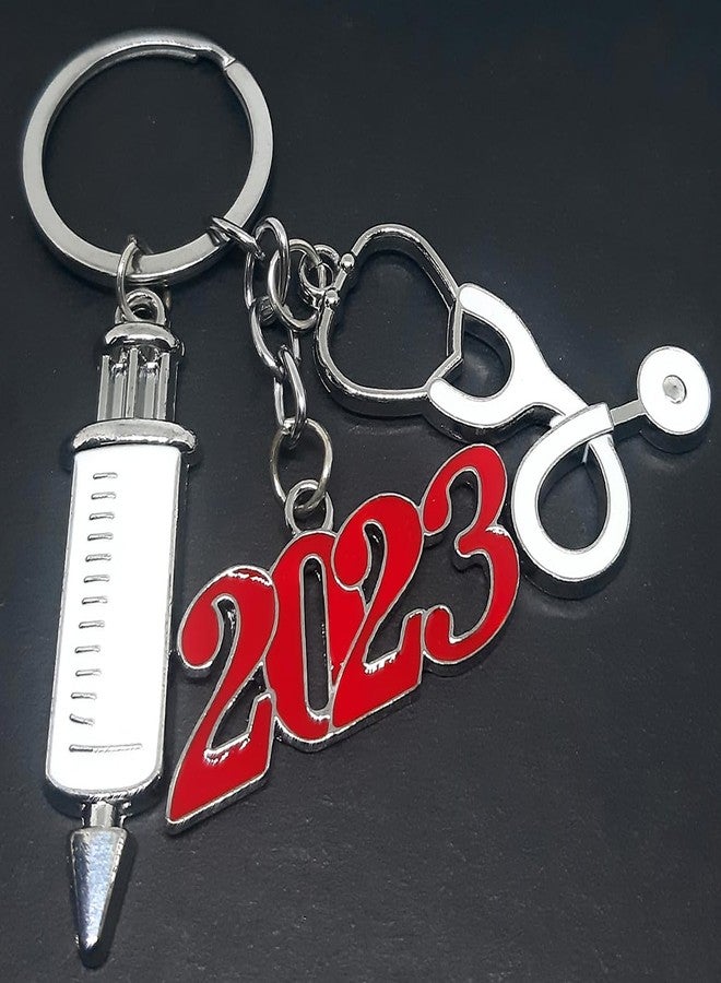 أورا سلسلة مفاتيح أورا هدية تخرج للأطباء والرجال والنساء والأولاد والبنات والأصدقاء، سلسلة مفاتيح معدنية متعددة الألوان للدراجات والسيارات والمنزل والمكتب - Image 4