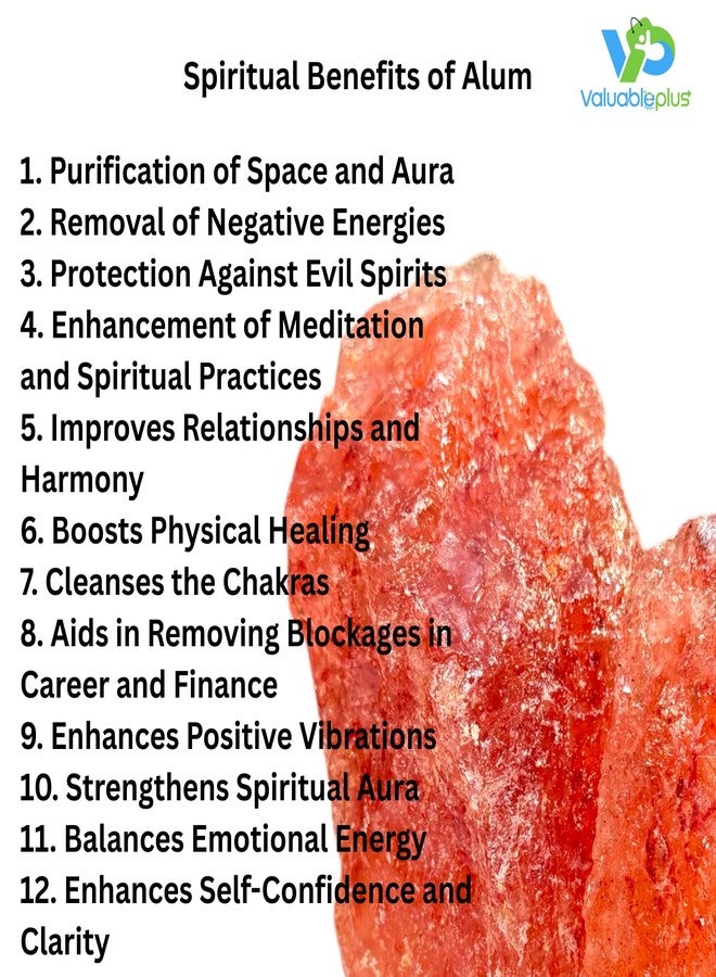 Valuableplus 1kg Pink Alum Powder, Fitkari Stone for Skin Care and Water Purification - Image 5