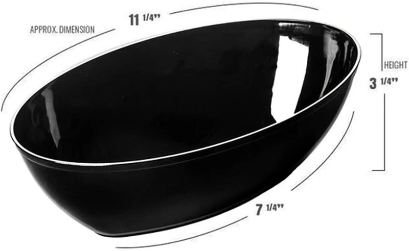 Smarty Had A Party soup bowls Black 24 Bowls 2 qt Serving Bowls - Image 2