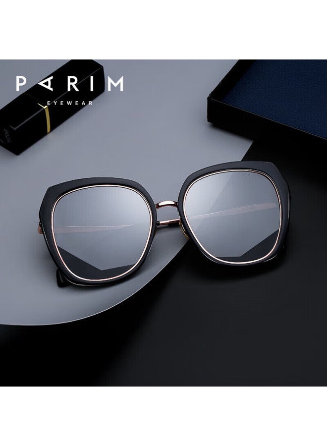 Parim Sungl For Women, Round Face Polarized Driving Gl, Uv Protection Sungl, Korean Style Trendy Fashion Gl - Image 2