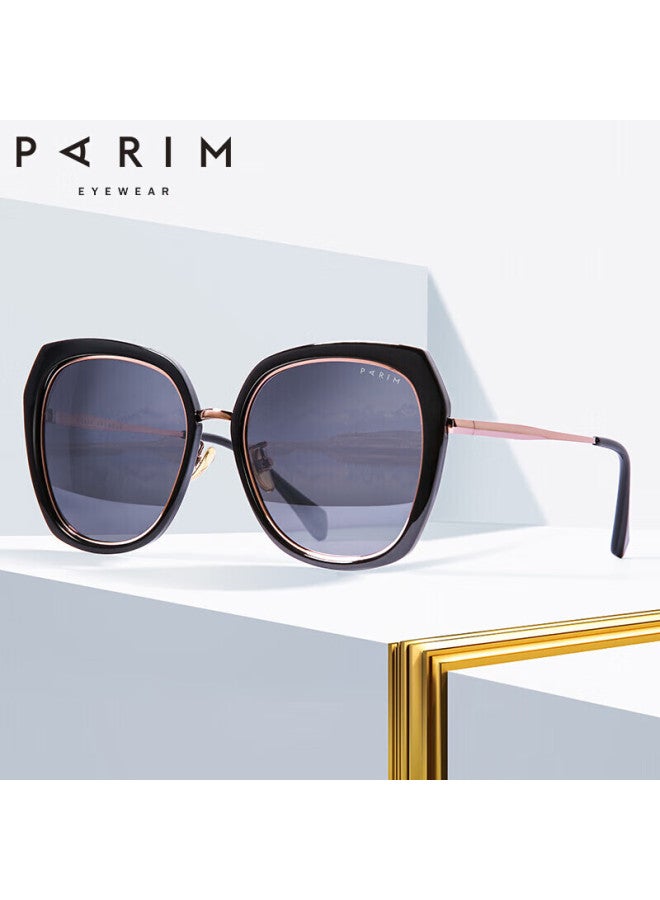 Parim Sungl For Women, Round Face Polarized Driving Gl, Uv Protection Sungl, Korean Style Trendy Fashion Gl - Image 1