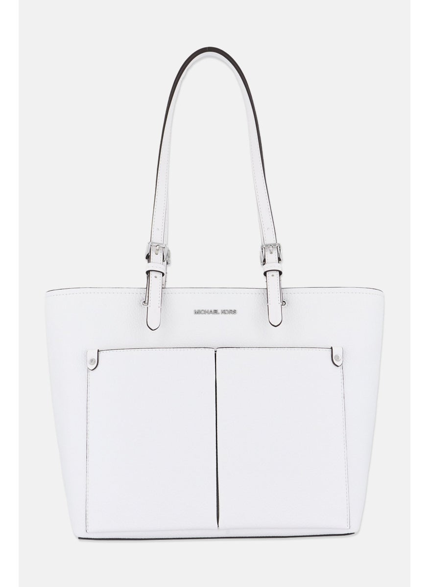 Michael Kors Women Brand Logo Tote Bag 25,5 H x 40 L x 12 W cm, White  - Image 1