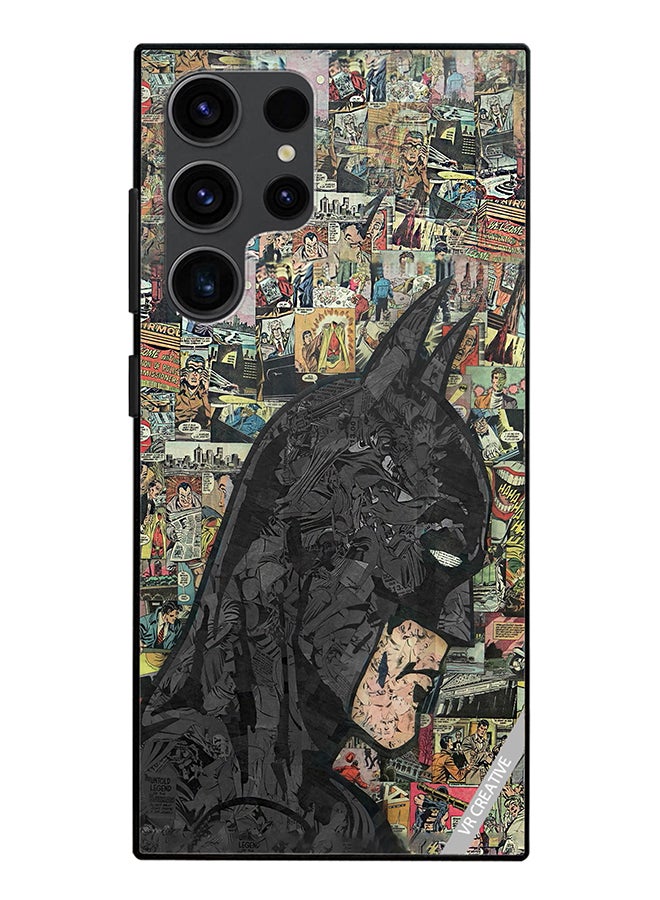 VR CREATIVE Protective Case Cover For Samsung Galaxy S24 Ultra Batman Comic Design Multicolour - Image 1