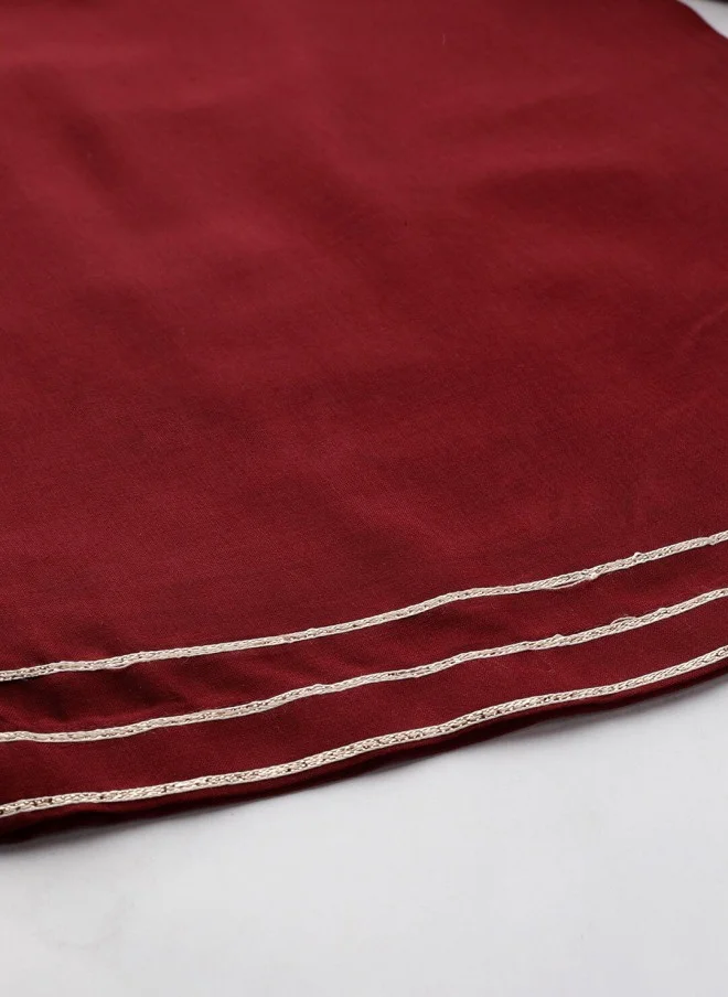 Indo Street Ethnic Motif Printed Kurta Set For Women