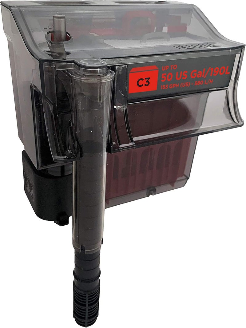 Fluval C3 Power Filter for Aquariums up to 50 Gallons - 5-Stage Filtration System - Image 1