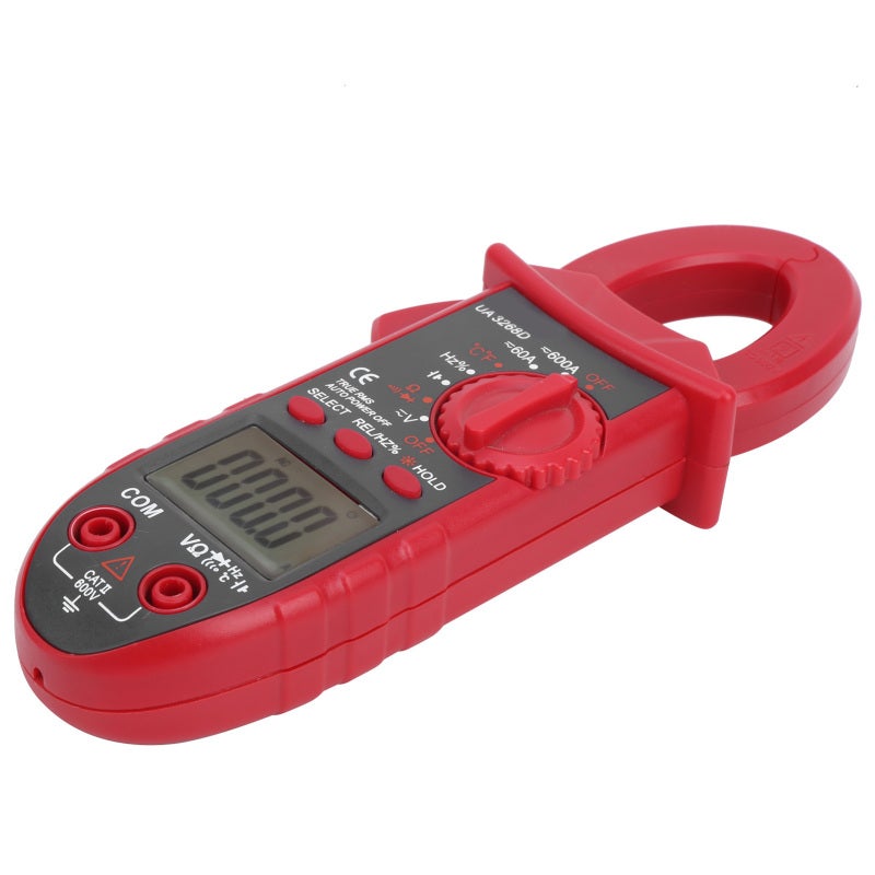 UYIGAO Digital Clamp Meter: 3 1/2 Digits, Auto Range, NCV Test, Overload Protection - Multifunctional Measuring Instrument, Portable Handheld Design, Safe Plastic Material for Electrical Maintenance, Home In - Image 5