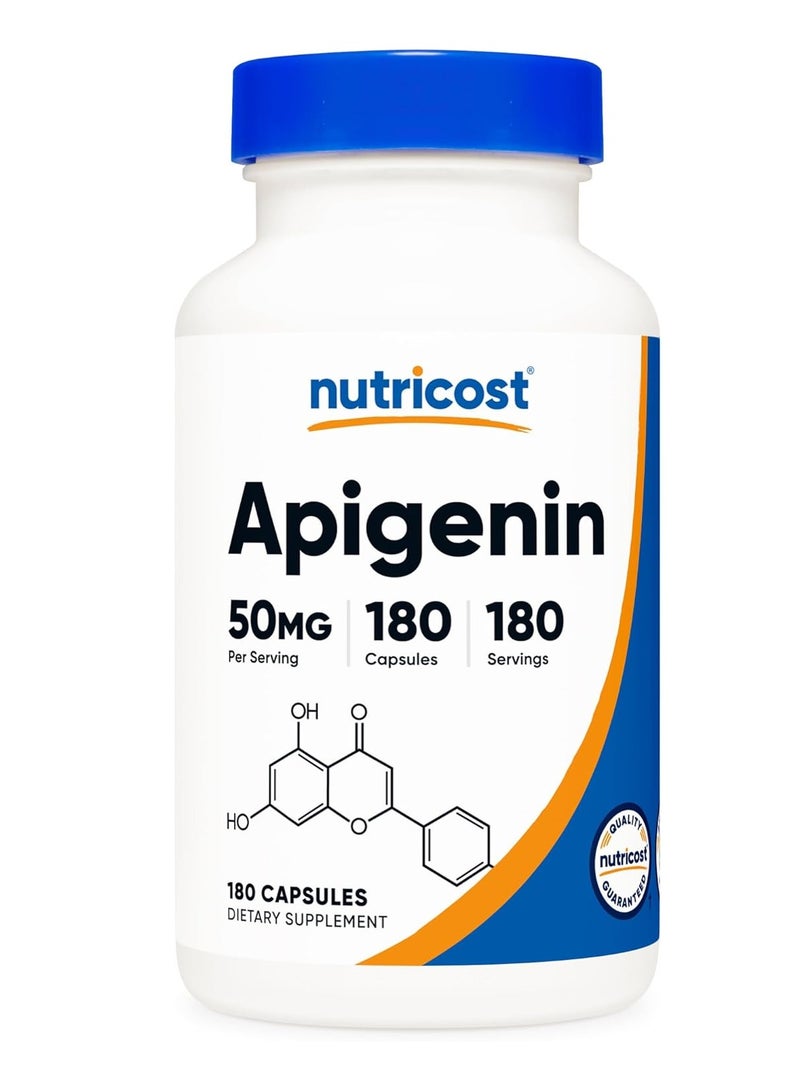 كبسولات نيوتريكوست أبيجينين 50 ملغ، 180 كبسولة - Image 1