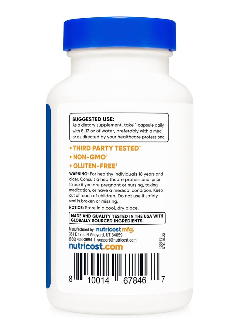 كبسولات نيوتريكوست أبيجينين 50 ملغ، 180 كبسولة - Image 4