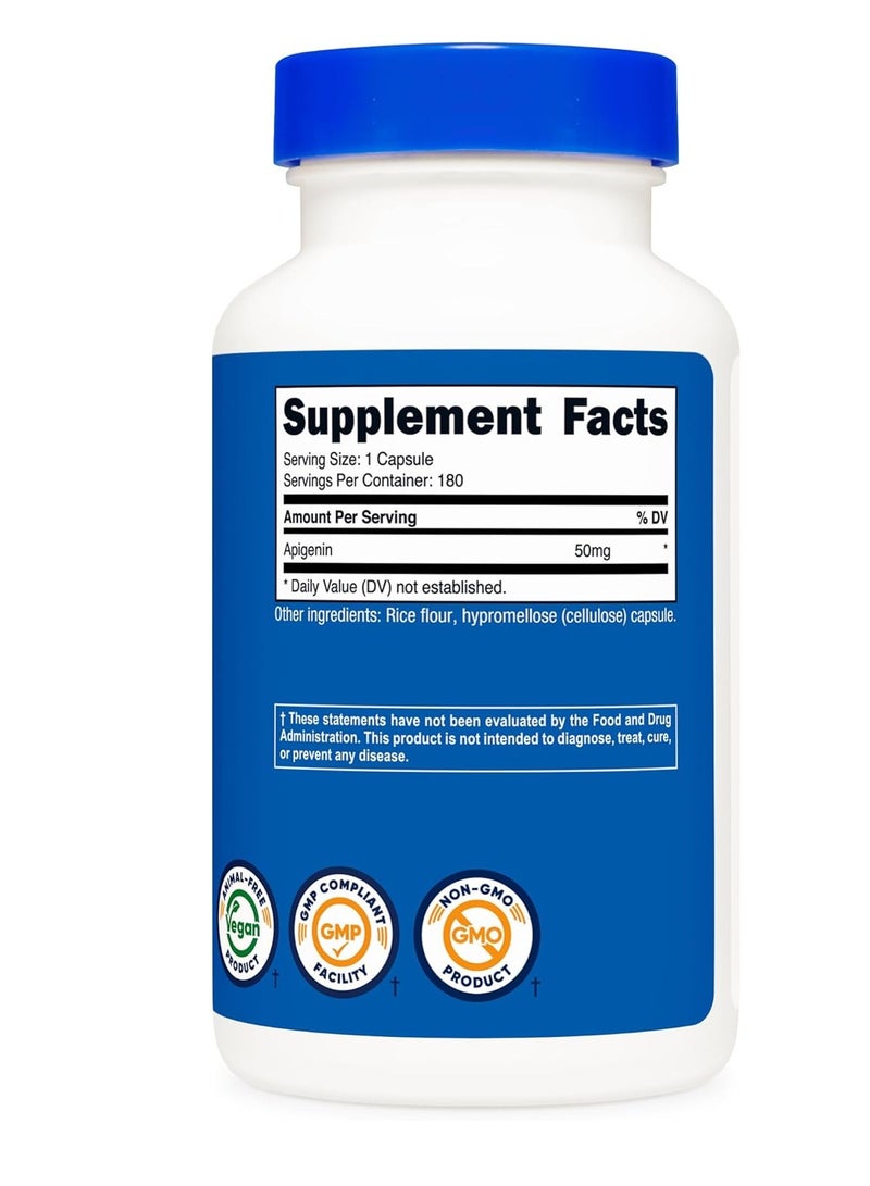 كبسولات نيوتريكوست أبيجينين 50 ملغ، 180 كبسولة - Image 5