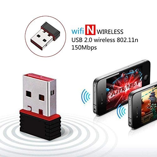 Zibo Mini USB Wifi Wireless Adapter, 150Mbps, Supports Windows XP, Vista, 7, 8 and Linux - Image 3
