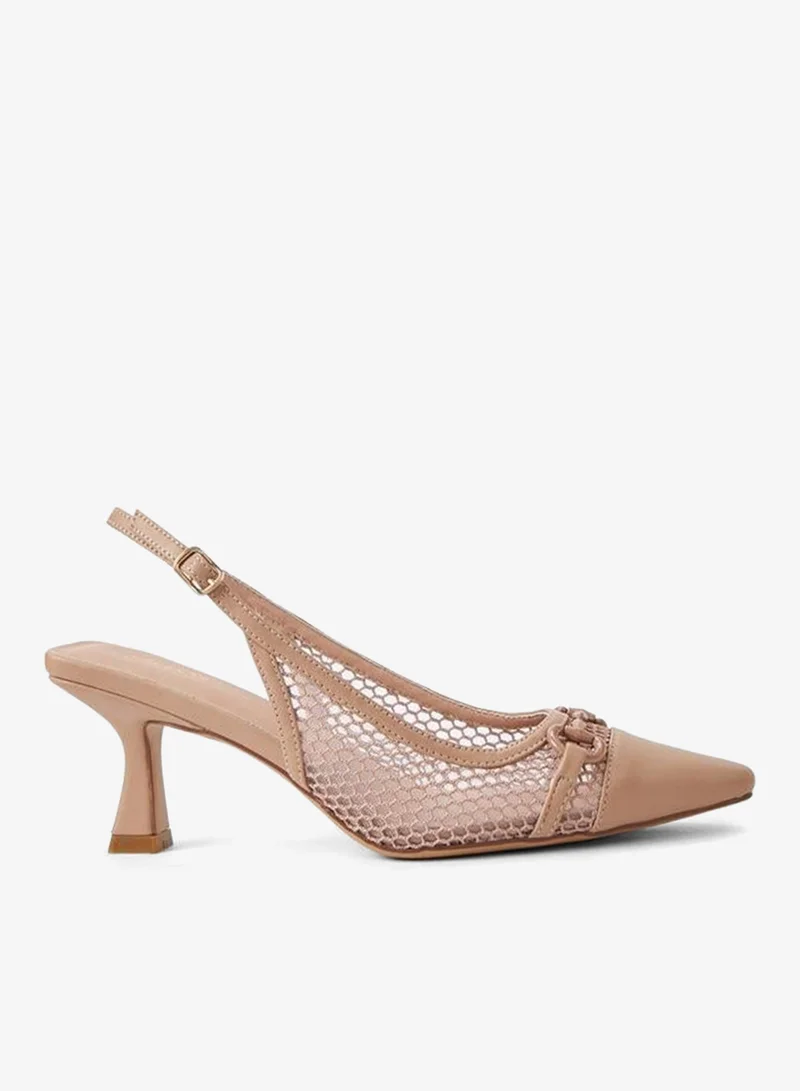 سيليست Women Kitten Heel Backstrap Shoes