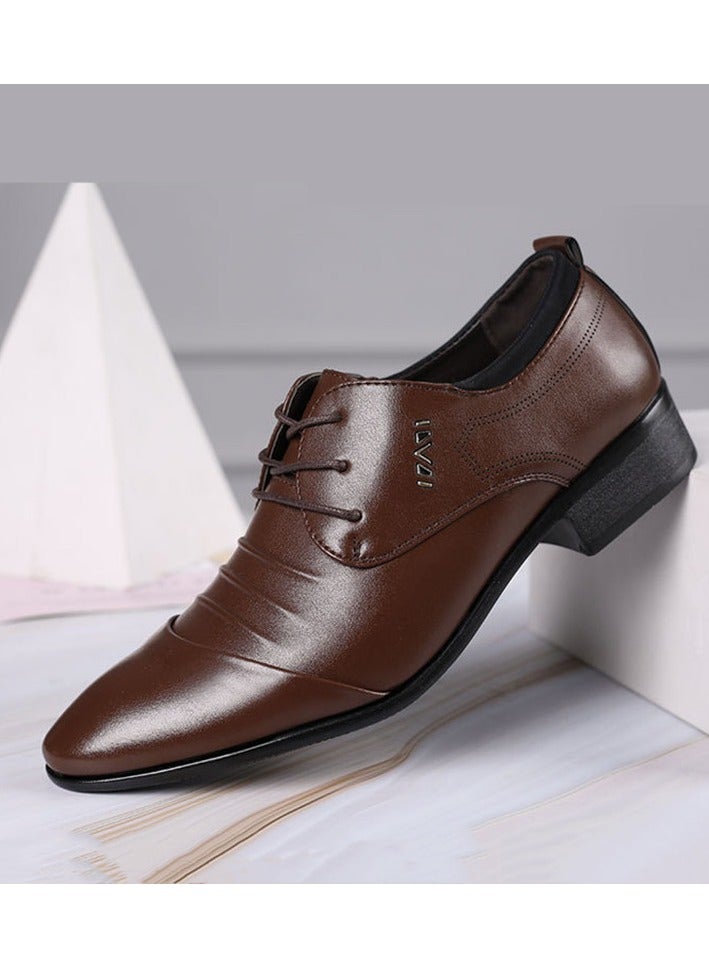 Shougu Versatile Retro Casual Leather Shoes  - Image 1