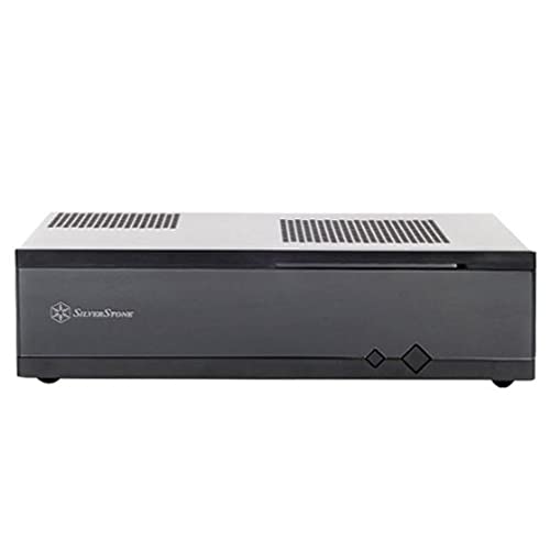 SilverStone لوحة أمامية أكريليك من الفولاذ سيلفرستون بسماكة 0.8 مم لحالات مركز الوسائط/HTPC Mini-ITX ML05B - Image 4