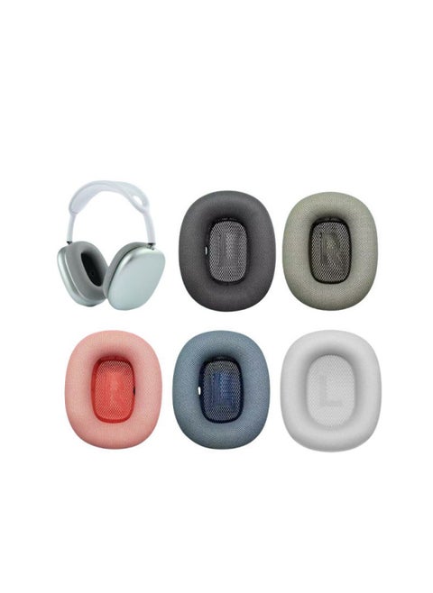 Suitable For Apple Airpods Max Headset Headset Original Equipped With Infinite Bluetooth Headset Noise Reduction Ear Cap-Color:Red [one] [original Mesh Style]