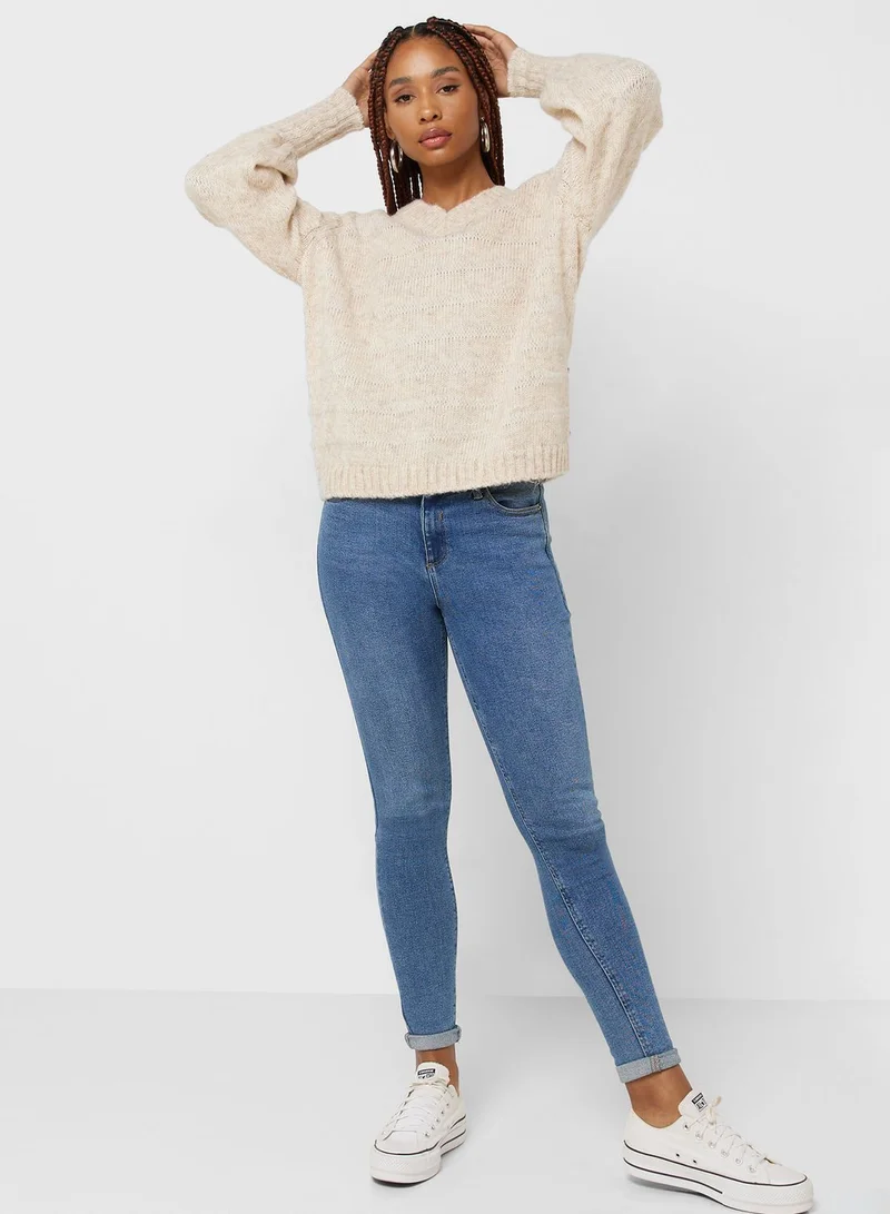 ONLY Balloon Sleeve Knitted Sweater