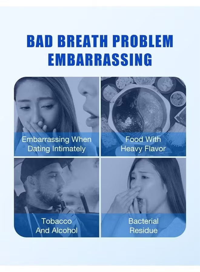 BOAE Multi Effeet Fresh Oral Spray 20ml, Bad Breath Treatment for Adults, Mint Flavor Mouth Freshener, Effective Mouth Spray, Breath Freshener Spray, Oral Care Spray, Mouth Healthy Care - Image 2