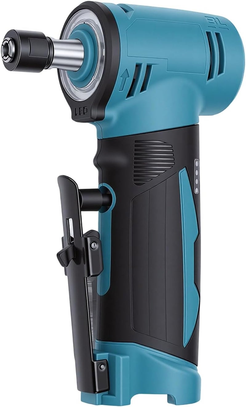 Eujgoov Cordless Straight Grinder with Light 0-24500rpm Variable Speed Lithium Battery Powered Die Grinder for Grinding Polishing Deburring - Image 1